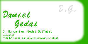 daniel gedai business card